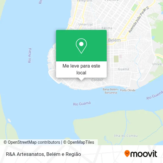 R&A Artesanatos mapa