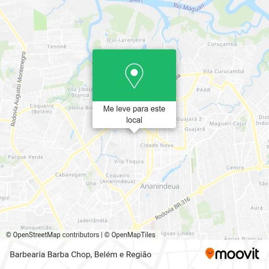 Barbearia Barba Chop mapa