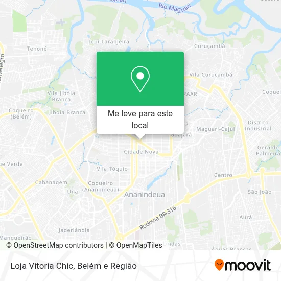Loja Vitoria Chic mapa