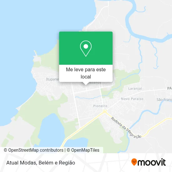 Atual Modas mapa