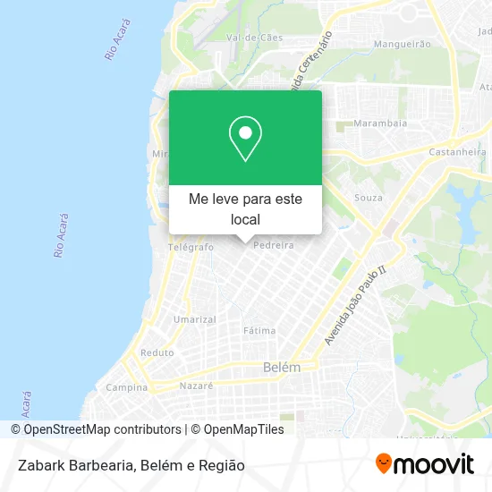 Zabark Barbearia mapa