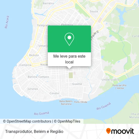 Transprodutor mapa