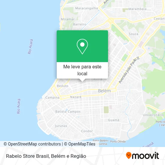 Rabelo Store Brasil mapa