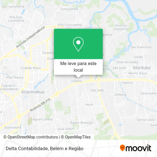 Delta Contabilidade mapa