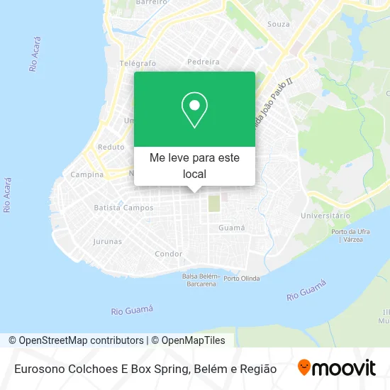 Eurosono Colchoes E Box Spring mapa