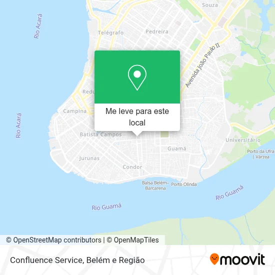 Confluence Service mapa
