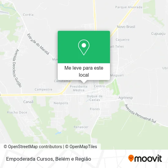 Empoderada Cursos mapa