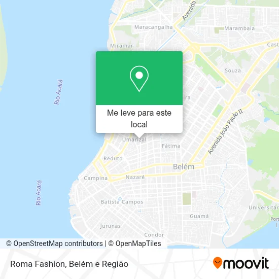 Roma Fashion mapa