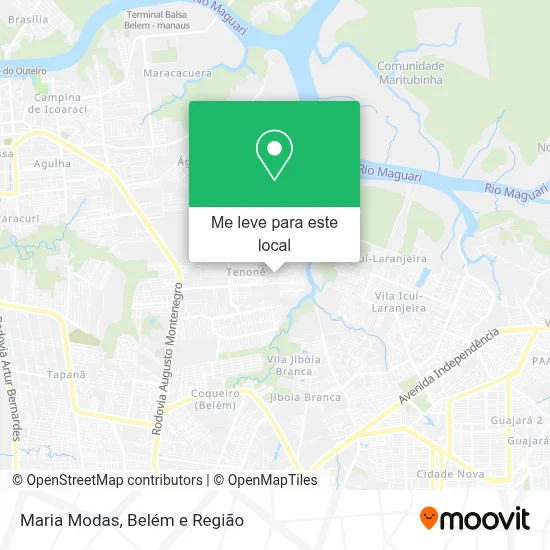 Maria Modas mapa