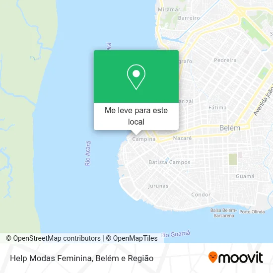 Help Modas Feminina mapa