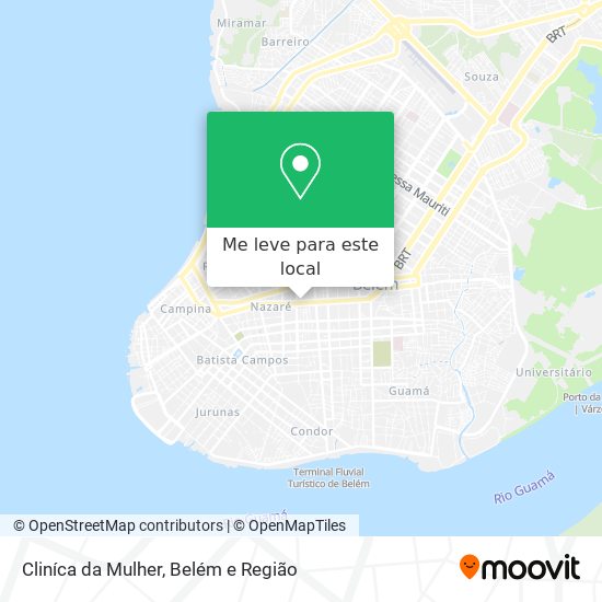 Cliníca da Mulher mapa