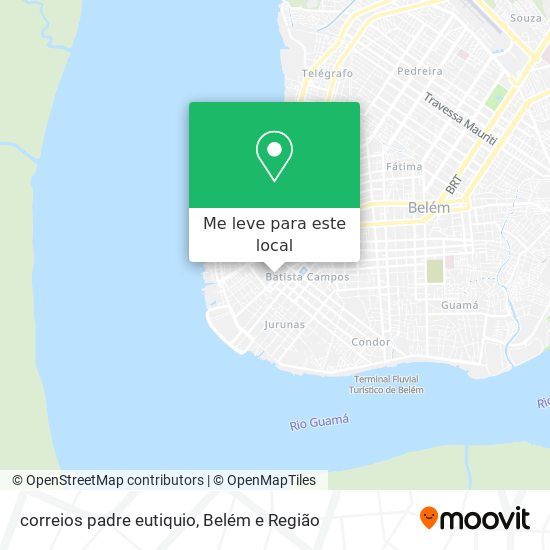 correios padre eutiquio mapa