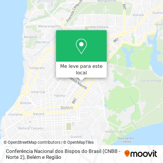 Conferência Nacional dos Bispos do Brasil (CNBB - Norte 2) mapa