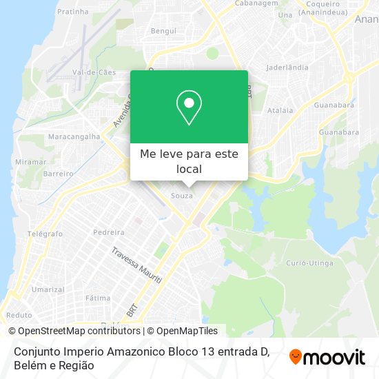 Conjunto  Imperio Amazonico Bloco 13 entrada D mapa