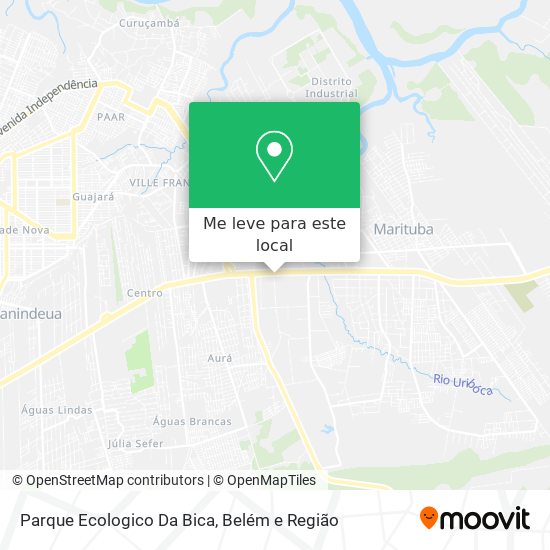 Parque Ecologico Da Bica mapa