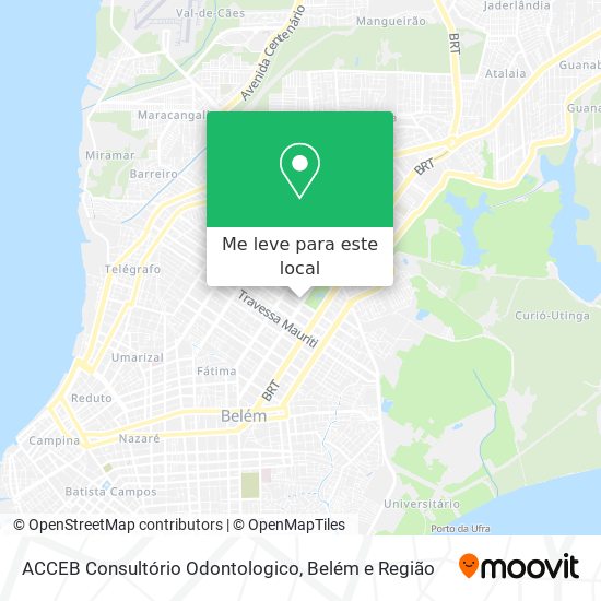 ACCEB Consultório Odontologico mapa