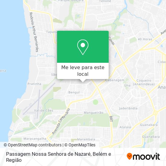 Passagem Nossa Senhora de Nazaré mapa