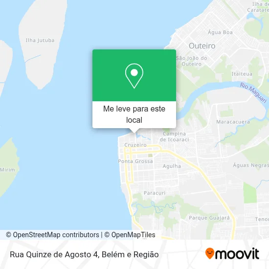 Rua Quinze de Agosto 4 mapa