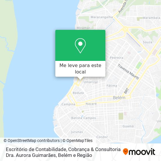 Escritório de Contabilidade, Cobrança & Consultoria Dra. Aurora Guimarães mapa