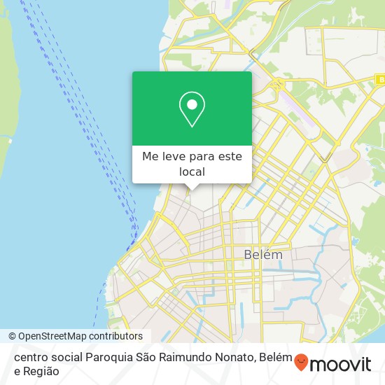 centro social Paroquia São Raimundo Nonato mapa
