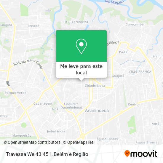 Travessa We 43 451 mapa