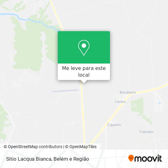 Sitio Lacqua Bianca mapa
