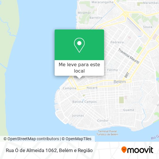 Rua Ó de Almeida 1062 mapa