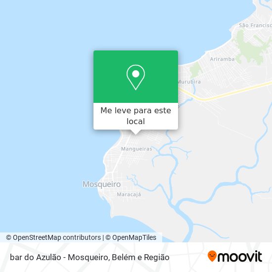 bar do Azulão - Mosqueiro mapa