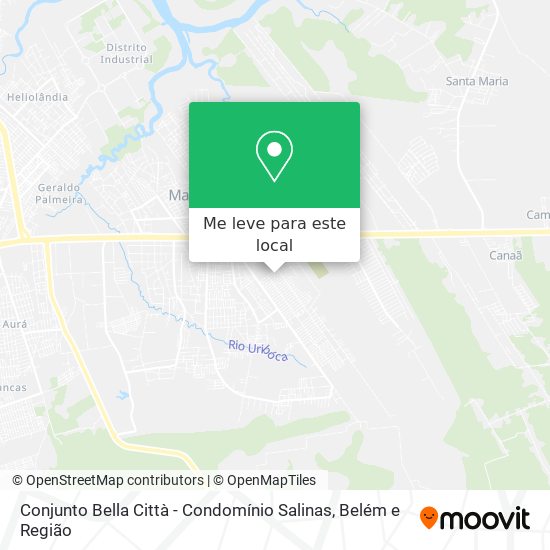Conjunto Bella Città - Condomínio Salinas mapa