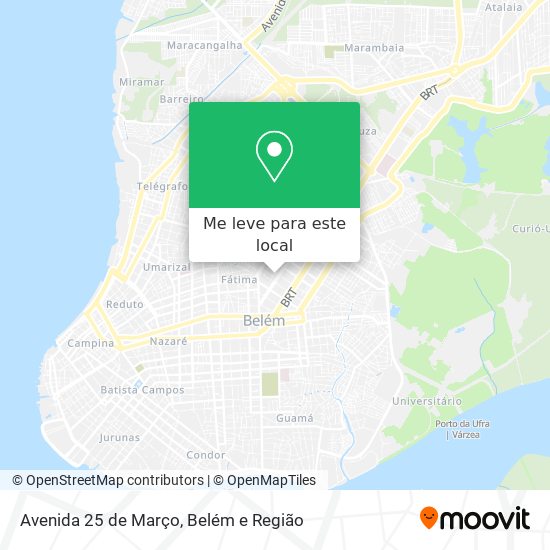 Avenida 25 de Março mapa