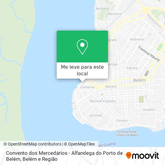 Convento dos Mercedários - Alfandega do Porto de Belém mapa