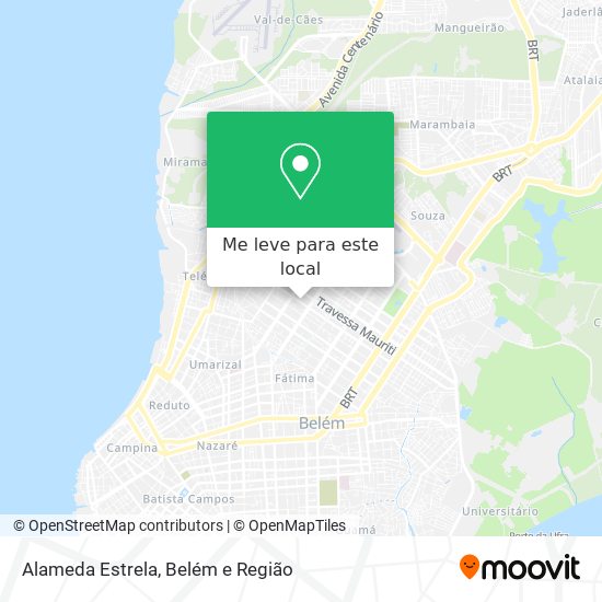 Alameda Estrela mapa