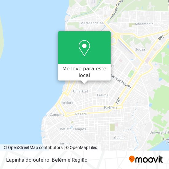 Lapinha do outeiro mapa