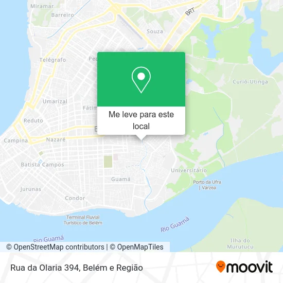 Rua da Olaria 394 mapa