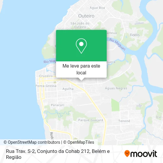Rua Trav. S-2, Conjunto da Cohab 212 mapa