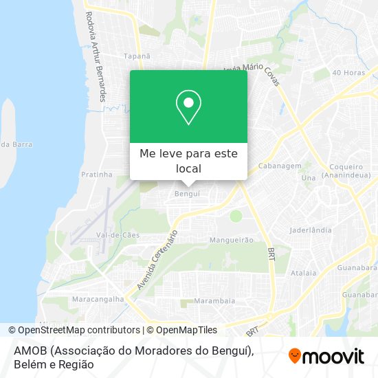 AMOB (Associação do Moradores do Benguí) mapa
