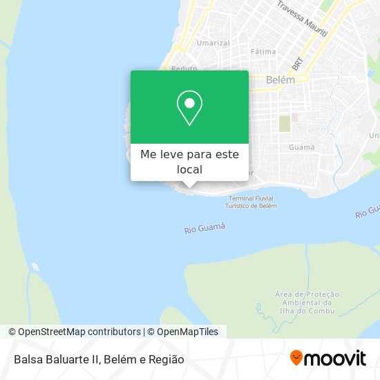 Balsa Baluarte II mapa