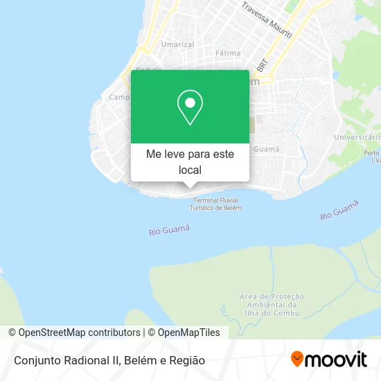 Conjunto Radional II mapa