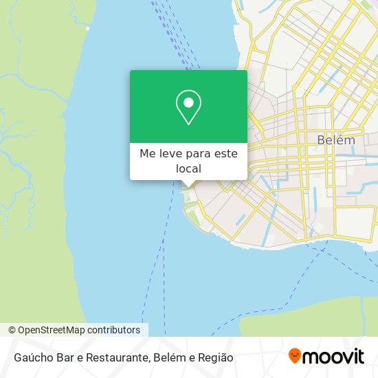 Gaúcho Bar e Restaurante mapa