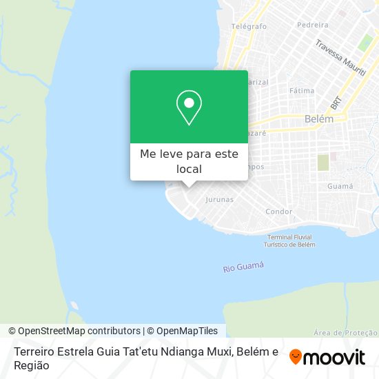 Terreiro Estrela Guia Tat'etu Ndianga Muxi mapa