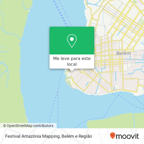 Festival Amazônia Mapping mapa