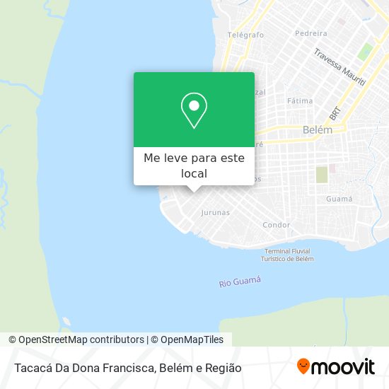 Tacacá Da Dona Francisca mapa