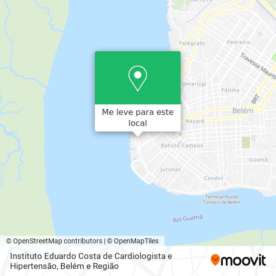 Instituto Eduardo Costa de Cardiologista e Hipertensão mapa