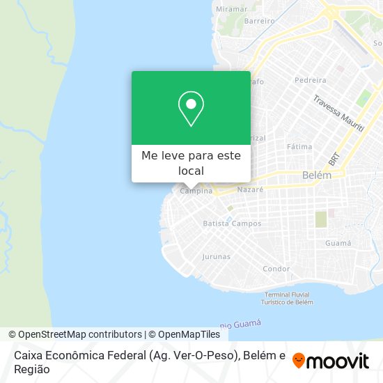 Caixa Econômica Federal (Ag. Ver-O-Peso) mapa