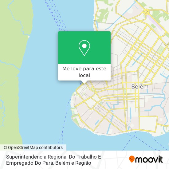Superintendência Regional Do Trabalho E Empregado Do Pará mapa