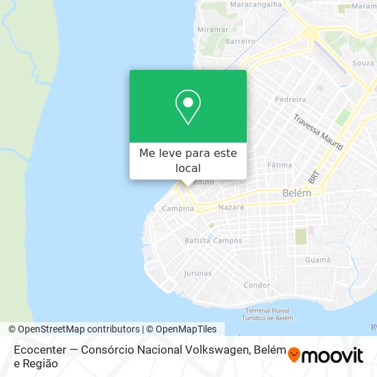 Ecocenter — Consórcio Nacional Volkswagen mapa