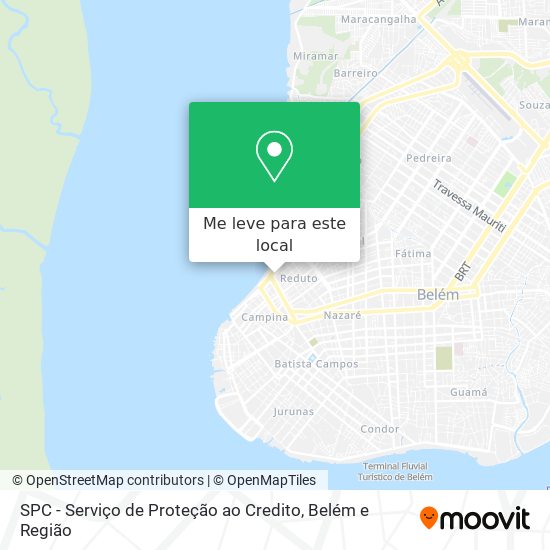 SPC - Serviço de Proteção ao Credito mapa