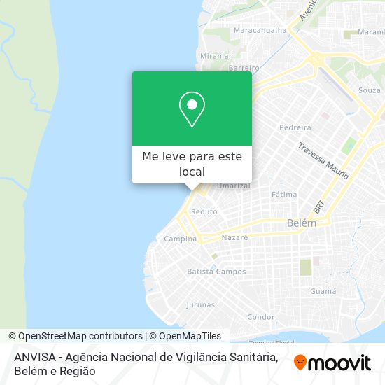 ANVISA - Agência Nacional de Vigilância Sanitária mapa