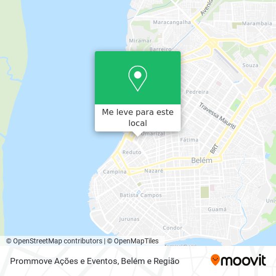 Prommove Ações e Eventos mapa
