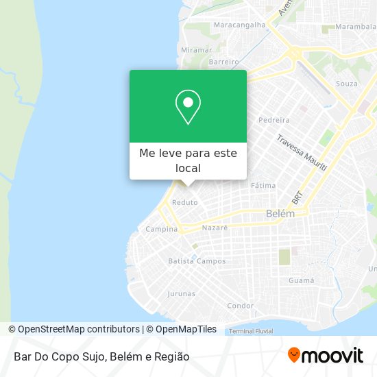Bar Do Copo Sujo mapa